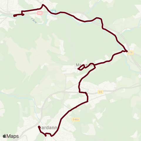 Pays d'Aix Mobilité Gardanne - Meyreuil - Aix map