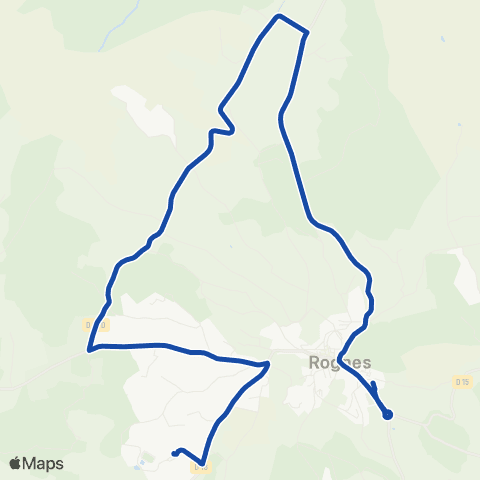 Pays d'Aix Mobilité Rognes - St Cannat - Clg Garrigues map