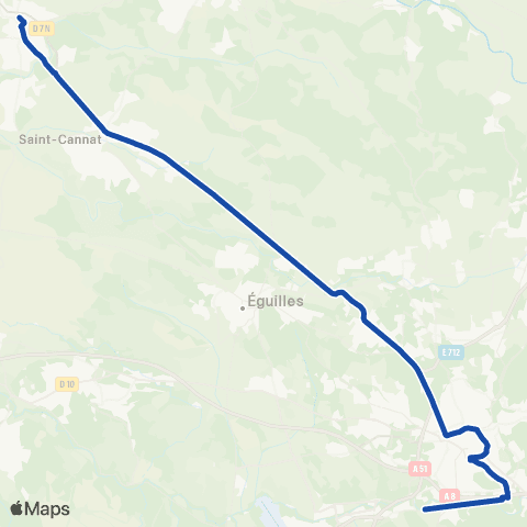Pays d'Aix Mobilité Lambesc - St Cannat - Aix map