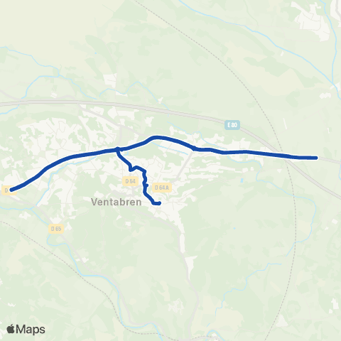 Pays d'Aix Mobilité Ventabren-Primaires et Maternelles map