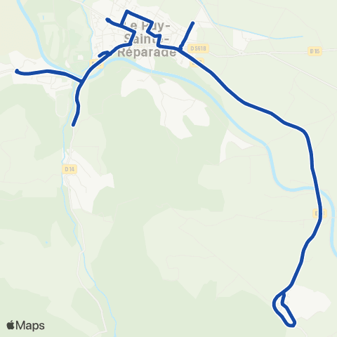 Pays d'Aix Mobilité Clg le Puy Ste Réparade map