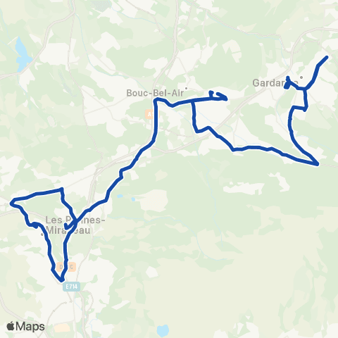 Pays d'Aix Mobilité Gar-Mimet-Simiane-Bba-Ste Elisabeth map