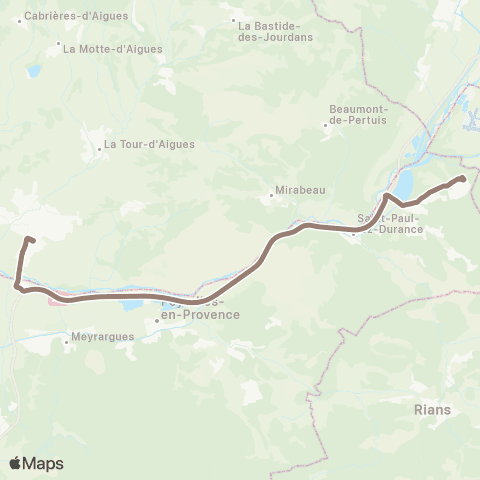 Pays d'Aix Mobilité St Paul - Jou - Pey - Mey - Pertuis map