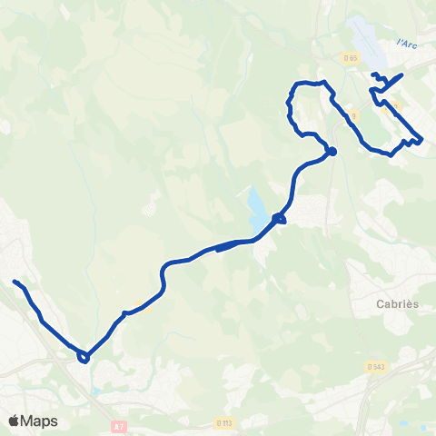 Pays d'Aix Mobilité Vitrolles-Gare TGV-Plan d'Aillane map
