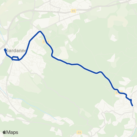 Pays d'Aix Mobilité Gréasque - Gardanne map