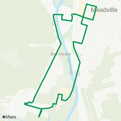 CATA Green B map