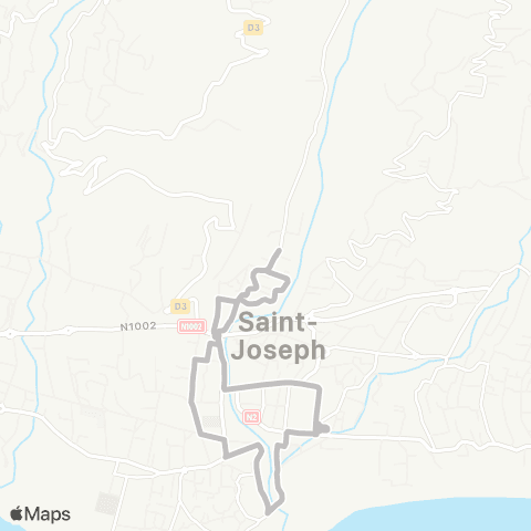 CarSud Gare St Joseph les Goyaves Gare St Joseph map