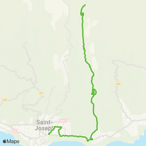 CarSud Grand Galet la Passerelle Gare St Joseph map