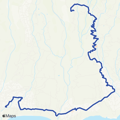 CarSud La Crête 1 Parc A Mouton Gare St Joseph map