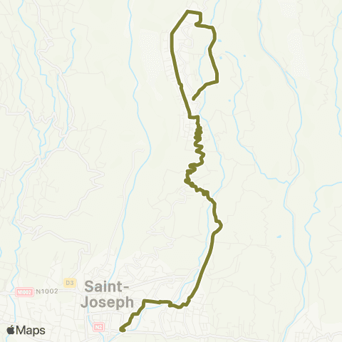 CarSud Jean Petit Aimé Turpin C.Grosset Gare St Joseph map