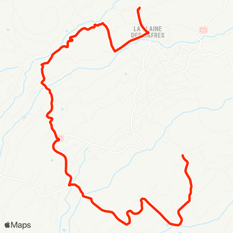 CarSud 17e KM - 23e KM map