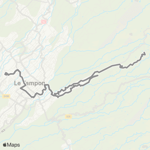 CarSud Gare rout. Tampon - Petit Tampon - la Bergerie map