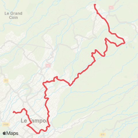 CarSud Mairie 23ème - Coin Tranquille - Gare rout. Ta map