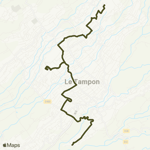 CarSud Quatorzième - Gare du Tampon - la Pointe map