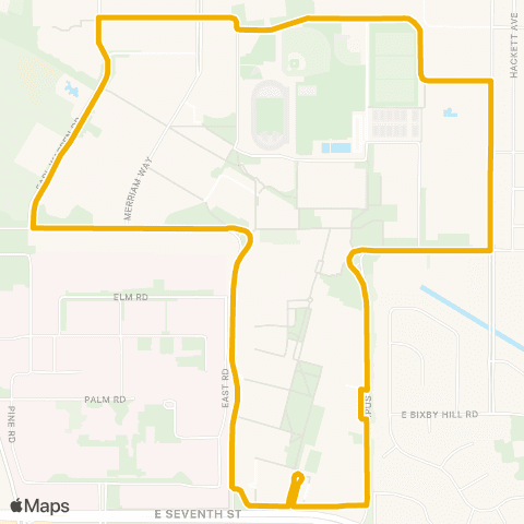 CSU Long Beach All Campus Tripper map