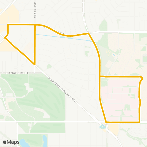 CSU Long Beach Beachside map