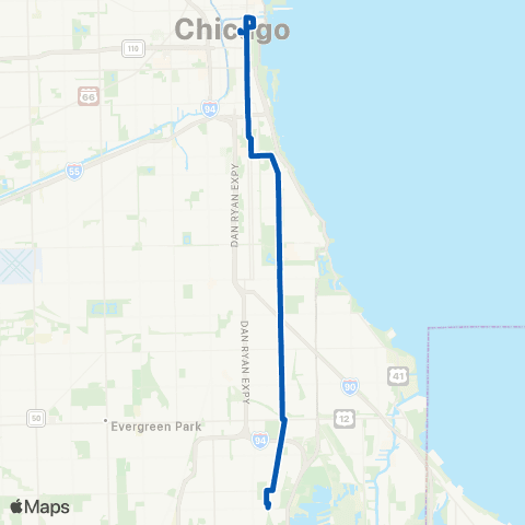 CTA Cottage Grove map