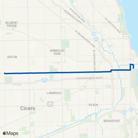 CTA Madison map