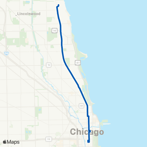 CTA Clark map