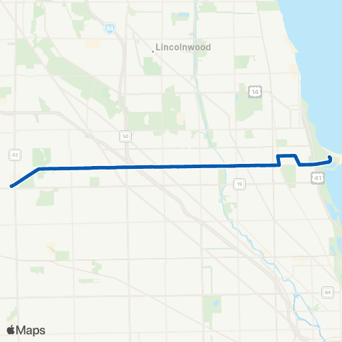 CTA Montrose map