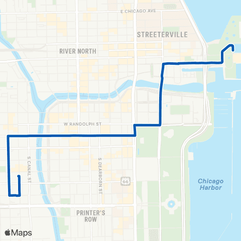 CTA Navy Pier map