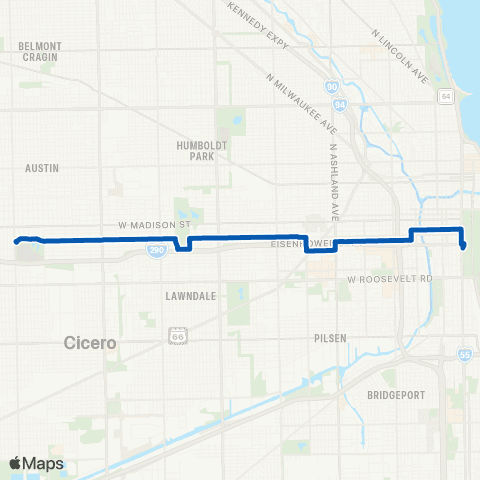 CTA Jackson map