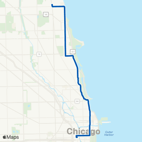 CTA Sheridan map