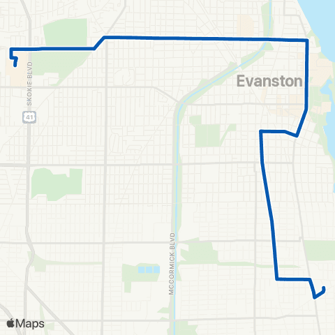 CTA Central / Ridge map