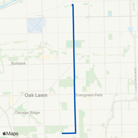 CTA South Kedzie map