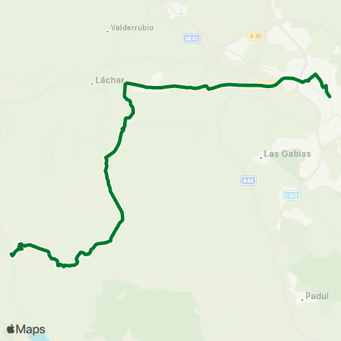 Junta de Andalucia Granada - Chimeneas - Ácula - Ventas H. - Cacín map