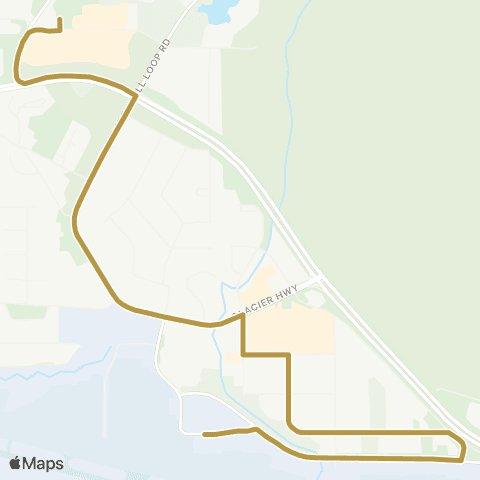 Capital Transit Airport Connector map