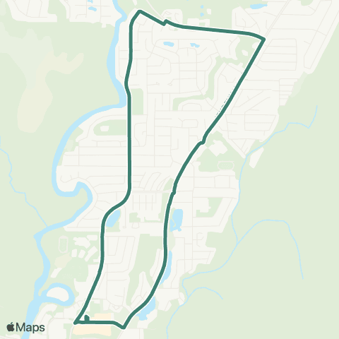 Capital Transit Egan Express map