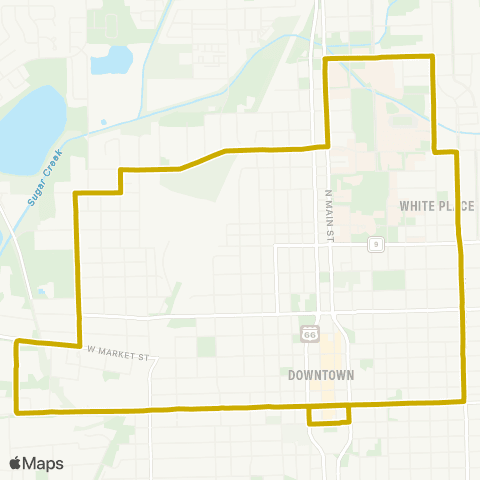 Connect Transit Gold map