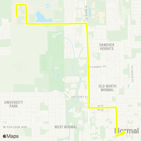 Connect Transit Yellow map