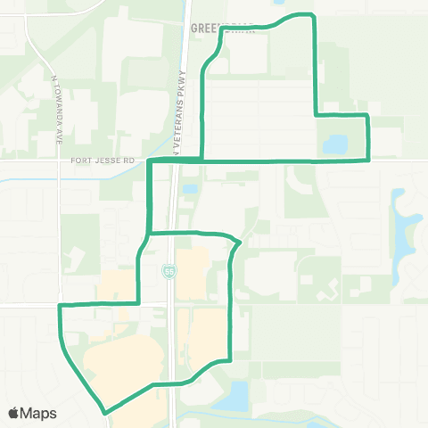 Connect Transit Mint map