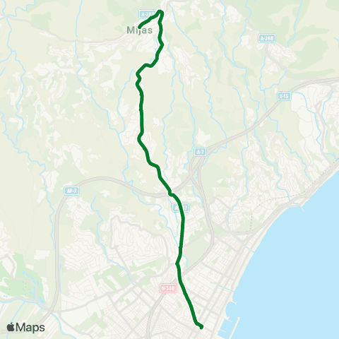 CTMAM Fuengirola-Mijas map