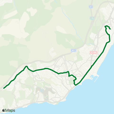 CTMAM Benalmádena-Torremolinos map