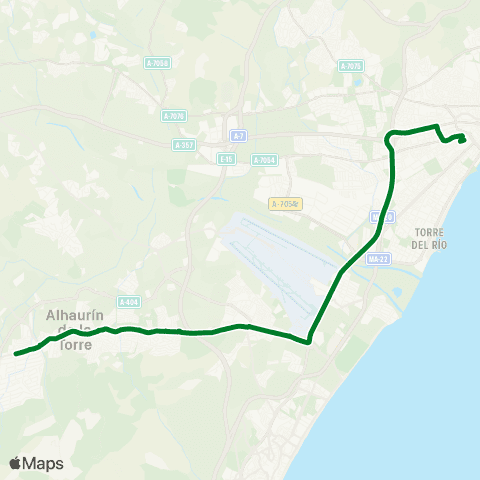 CTMAM Málaga-Alhaurín De La Torre-Pinos De Alhaurín map