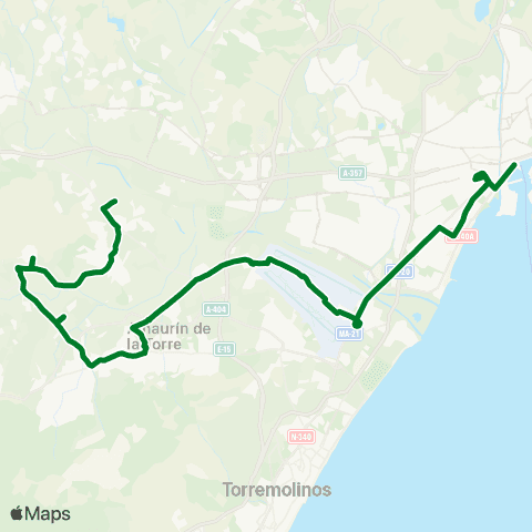 CTMAM Málaga-Aeropuerto-Santa Amalia map