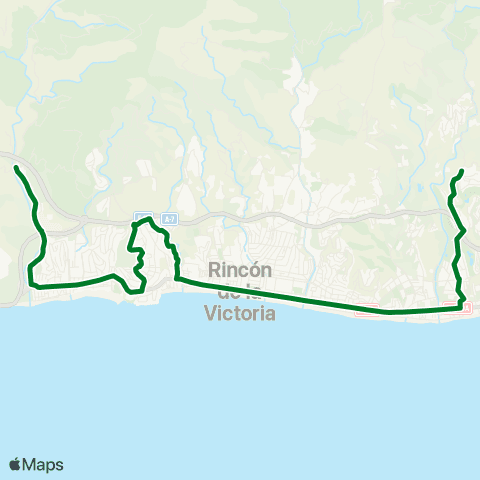 CTMAM Los Delgado-Centro Comercial-Serramar-Torre De Benagalbón-Añoreta map