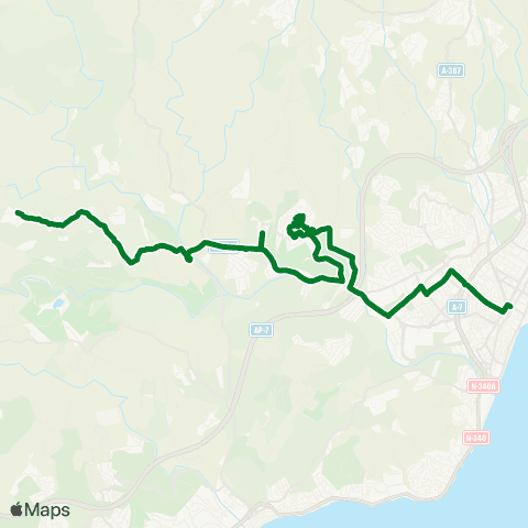 CTMAM Entrerríos-Las Lagunas-Fuengirola map