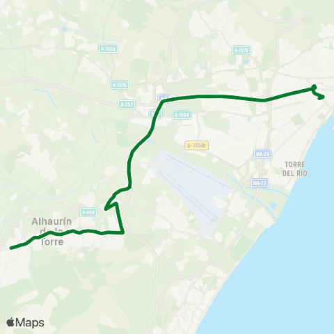 CTMAM Alhaurín De La Torre-Málaga map