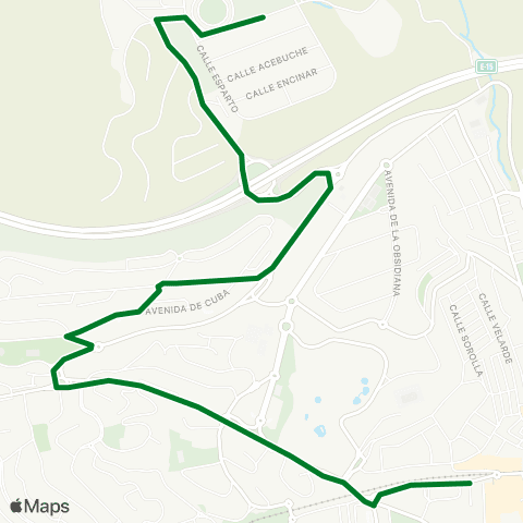 CTMAM Urbano De Benalmádena. Línea M-107 Santangelo-Miramar-Arroyo De La Miel map