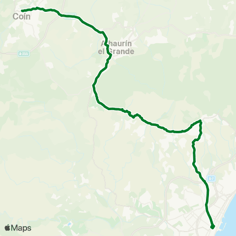 CTMAM Coín-Fuengirola (Servicio De Verano) map