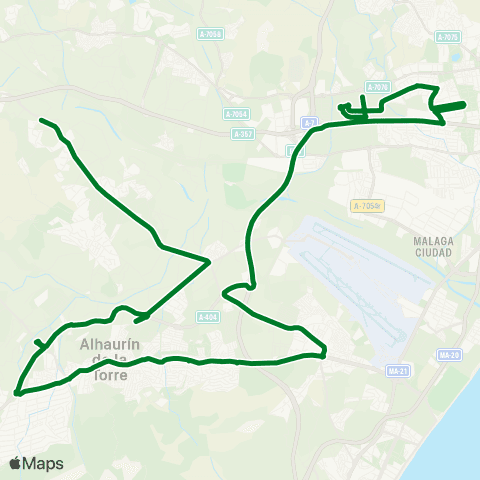 CTMAM Alh. De La Torre-Churriana-Teatinos map