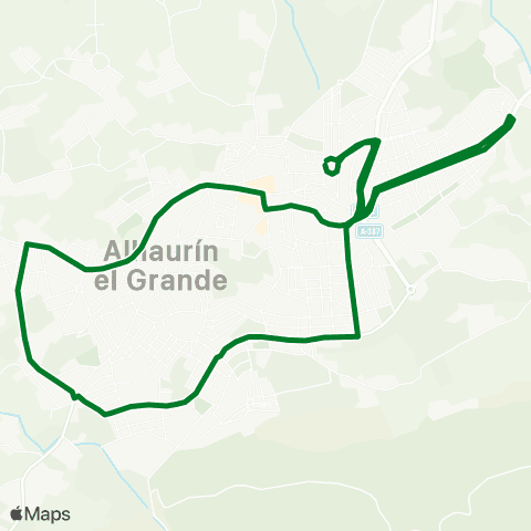 CTMAM Alhaurín El Grande (Circular) map