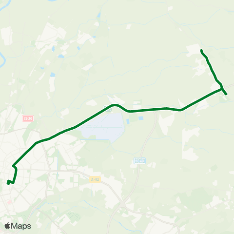 Junta de Andalucia M-124 el Corzo la Celada (Carmona) - Sevilla (Servicio a Demanda) map