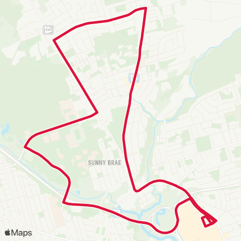Codiac Transpo Hennessey map