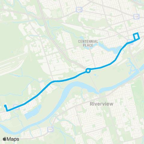 Codiac Transpo Ch Salisbury Rd map