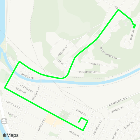 CamTran Prospect map
